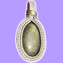 Load image into Gallery viewer, Silver Sheen Obsidian Mini Pendant