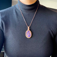 Load image into Gallery viewer, Charoite Sagittarius Pendant