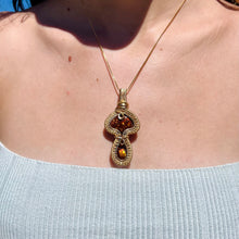 Load image into Gallery viewer, Mexican Fire Agate Mushroom Pendant