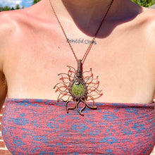 Load image into Gallery viewer, Ocean Jasper Sun Pendant