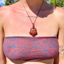 Load image into Gallery viewer, Red Jasper Pentagram Pendant