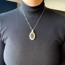 Load image into Gallery viewer, Silver Sheen Obsidian Mini Pendant