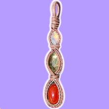 Load image into Gallery viewer, Carnelian, Citrine, & Moonstone Pendant