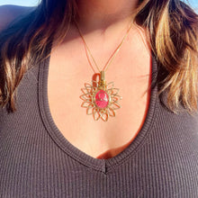 Load image into Gallery viewer, Rhodochrosite Libra Pendant