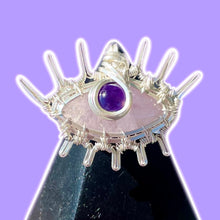 Load image into Gallery viewer, Amethyst Eye Ring - Made to Order
