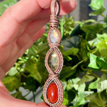 Load image into Gallery viewer, Carnelian, Citrine, &amp; Moonstone Pendant
