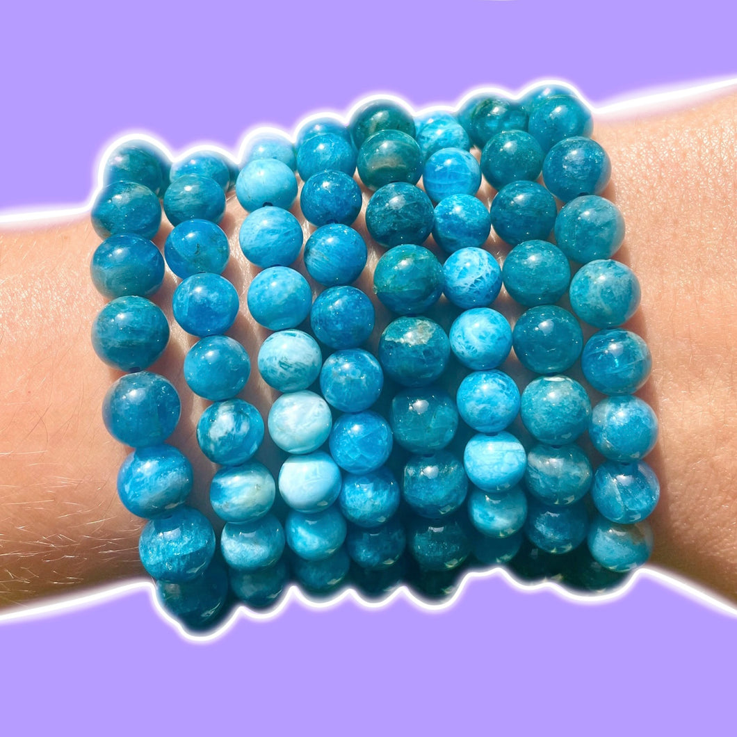 Blue Apatite Bracelets